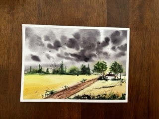 Postcard landscape with Shreya - image 1 - student project