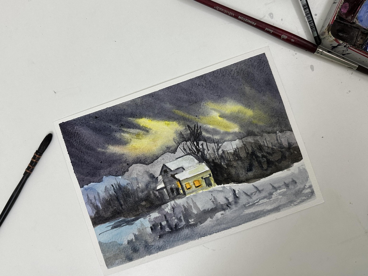 30 Days of loose watercolours: Northern Europe & Beyond - image 1 - student project
