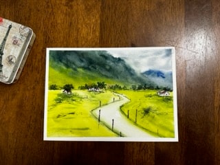 Postcard landscape with Shreya - image 5 - student project