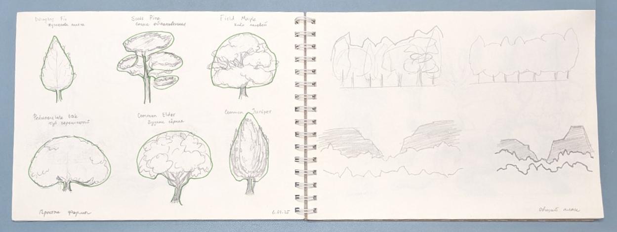 Tree painting homework - image 2 - student project