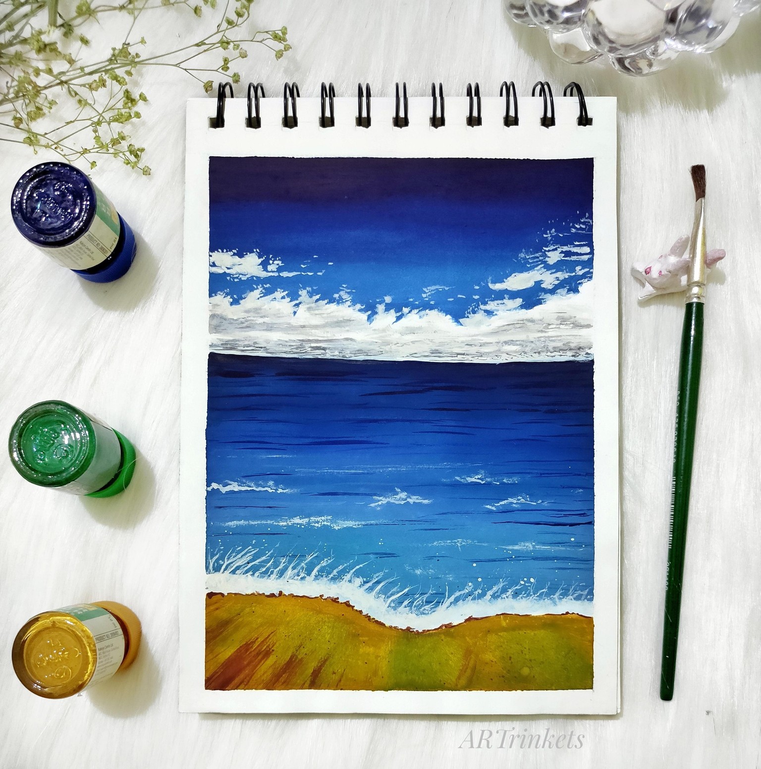 Gouache landscapes - image 3 - student project