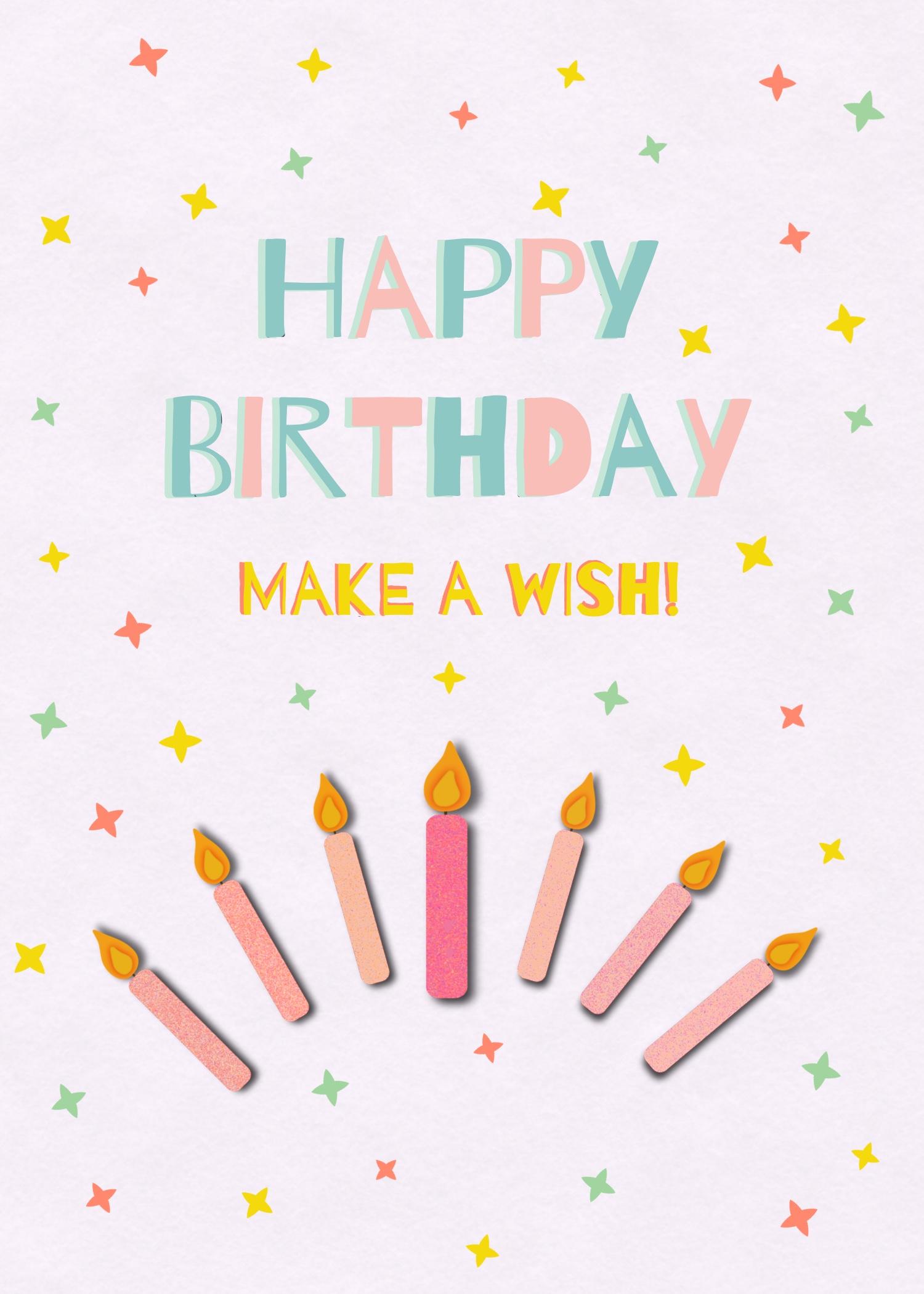 Birthday Hat card - image 2 - student project