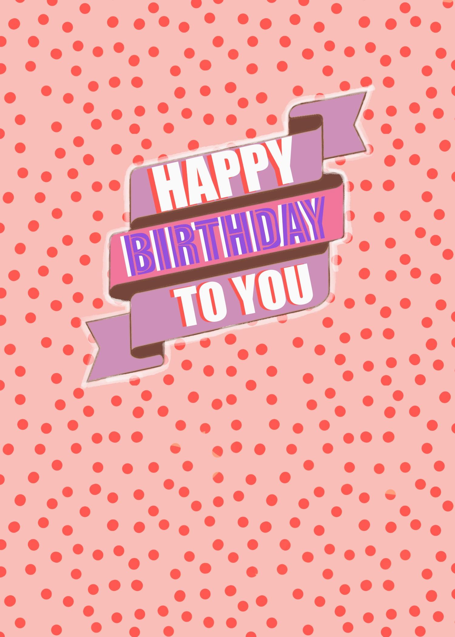 Birthday Hat card - image 1 - student project