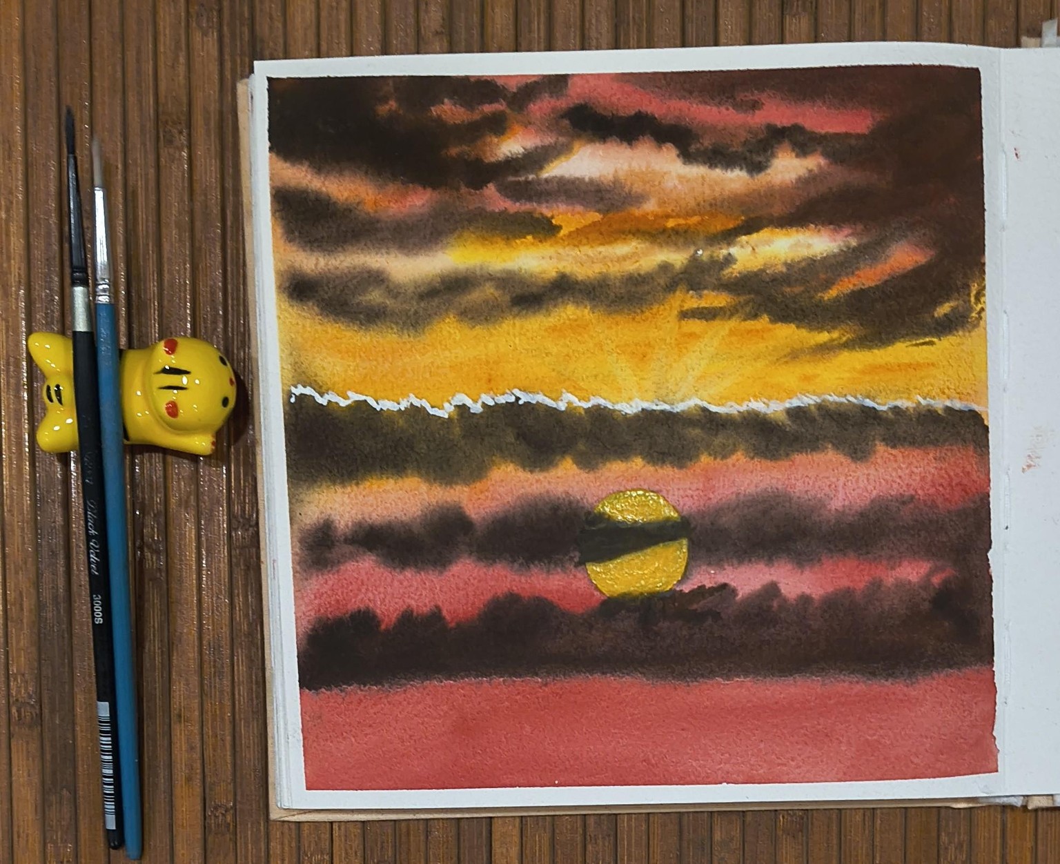 Expressive Watercolour Skies - image 4 - student project