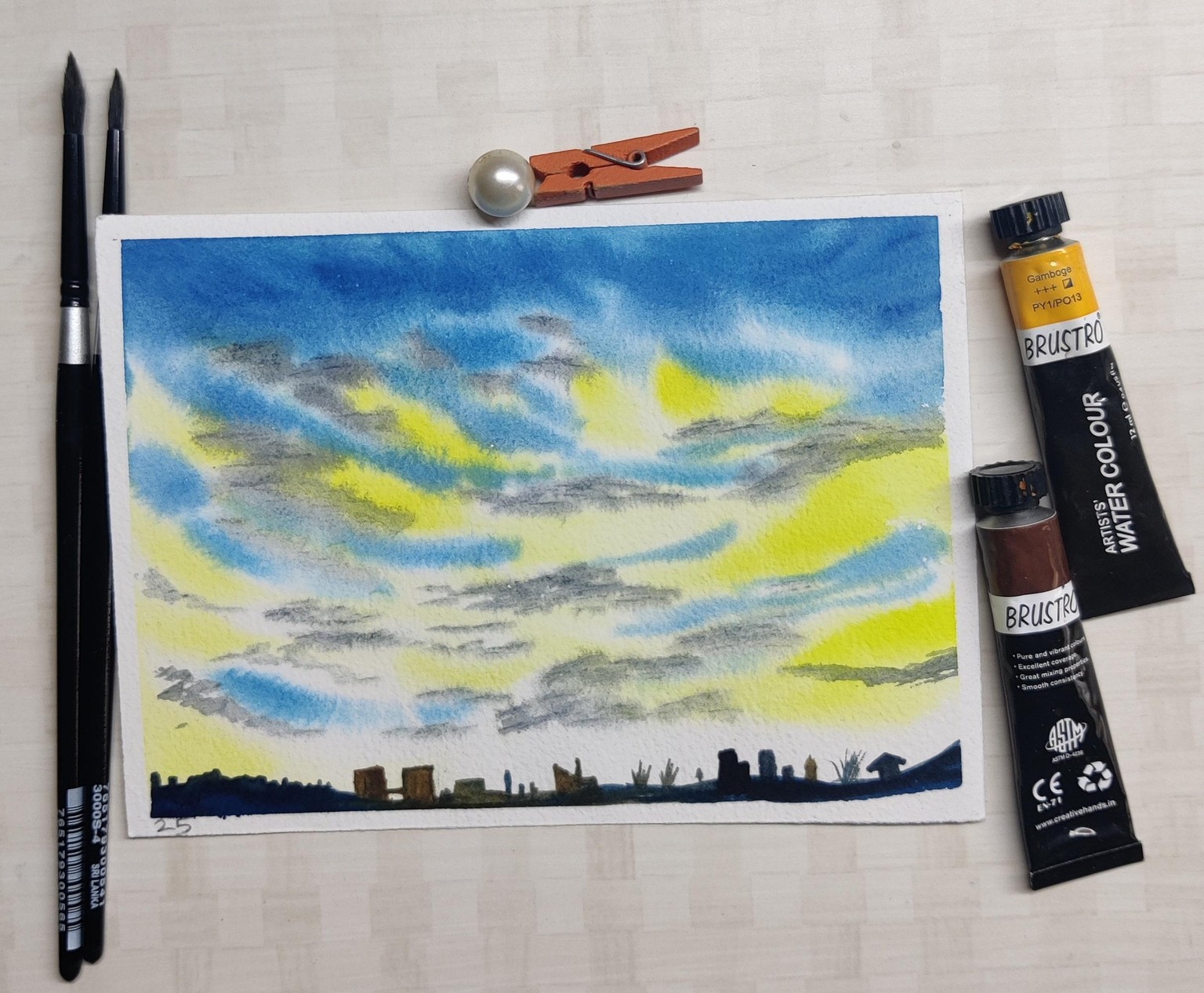 Magical Clouds & Skies with Geethu - image 1 - student project