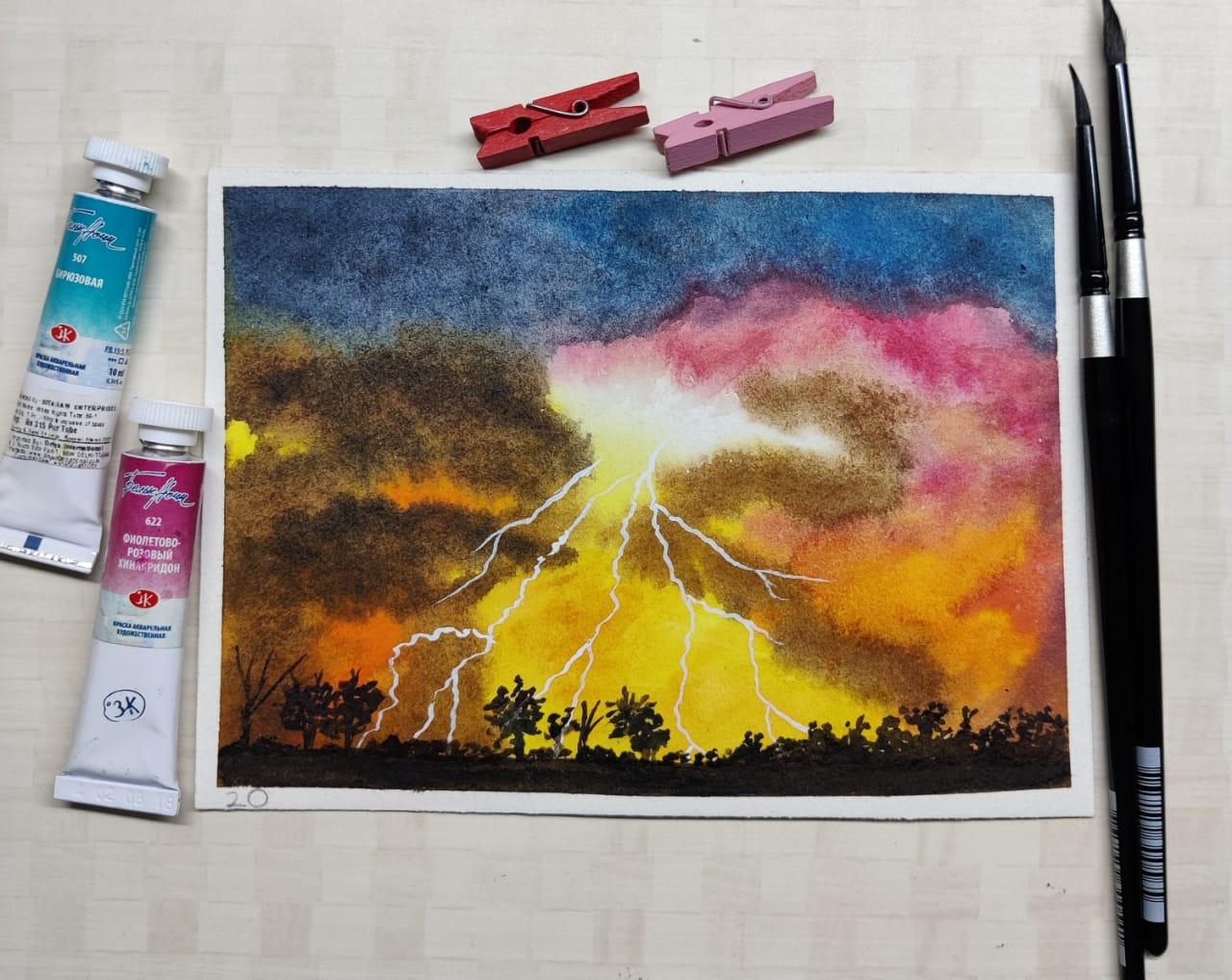 Magical Clouds & Skies with Geethu - image 8 - student project