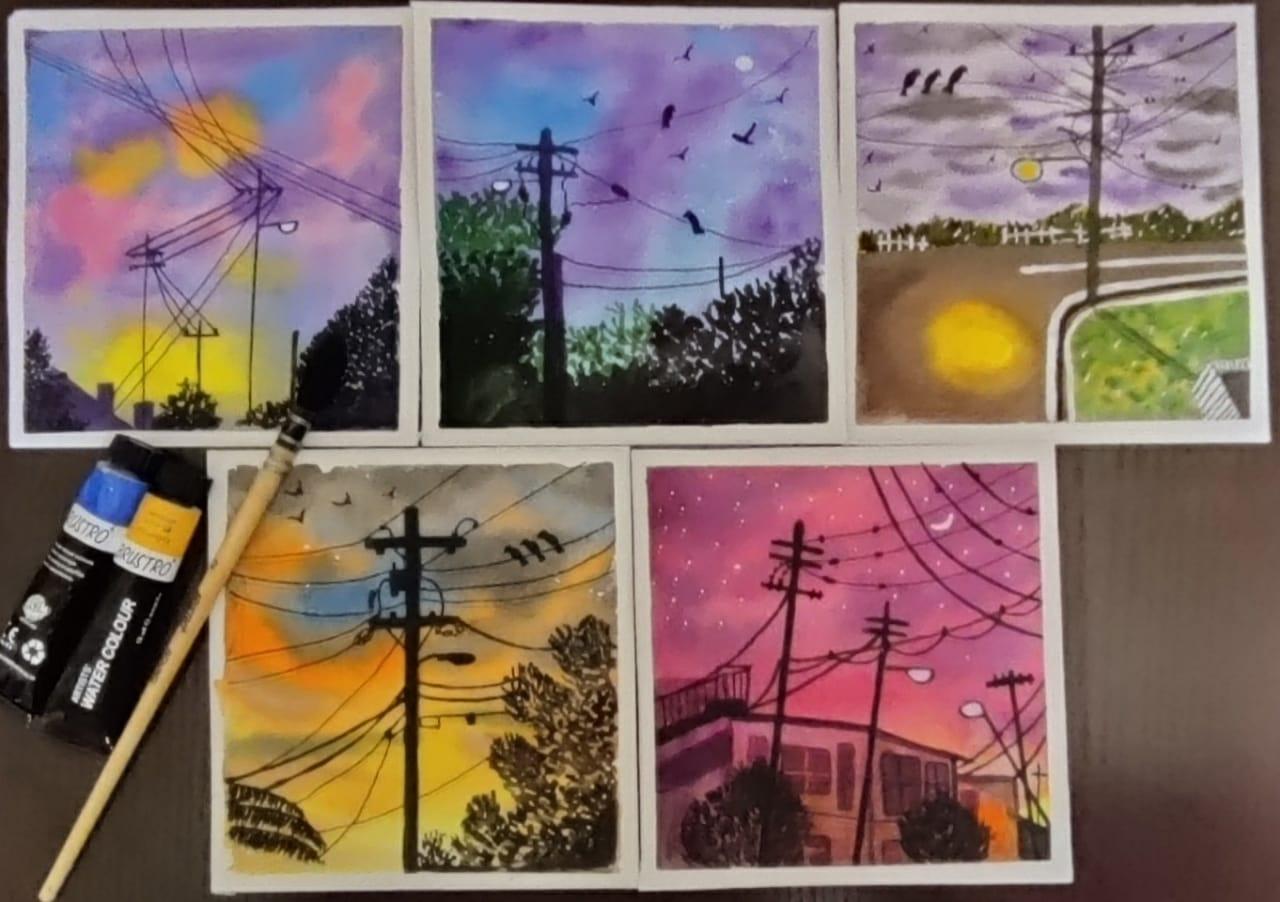 50 days watercolor challenge - image 7 - student project