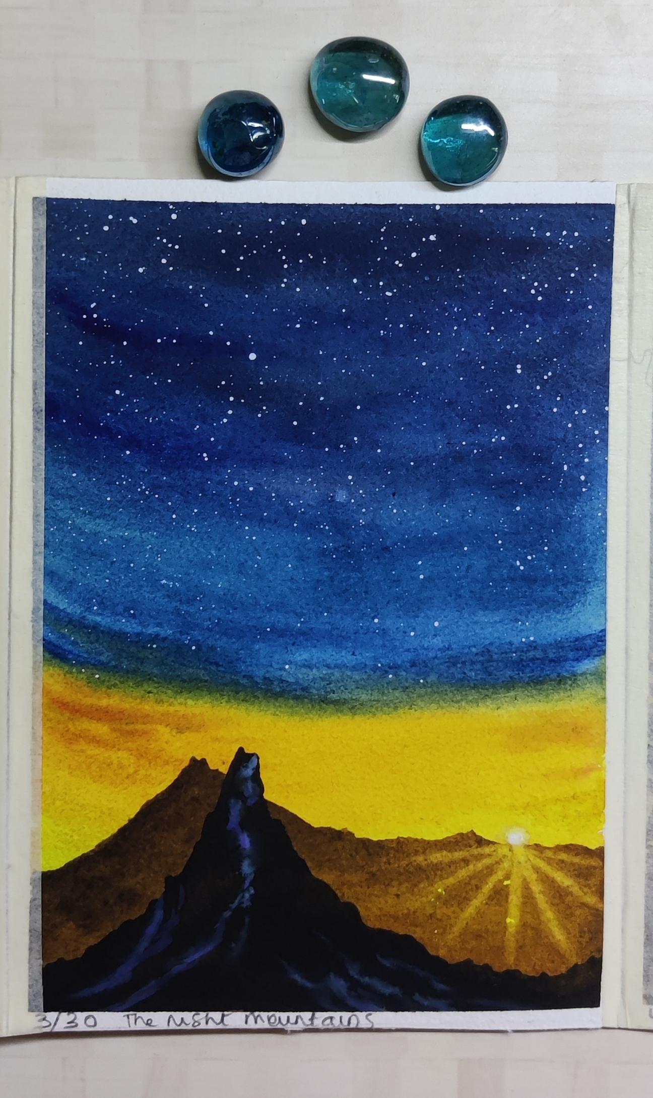 Sketchbook Watercolour Landscapes with Geethu - image 18 - student project
