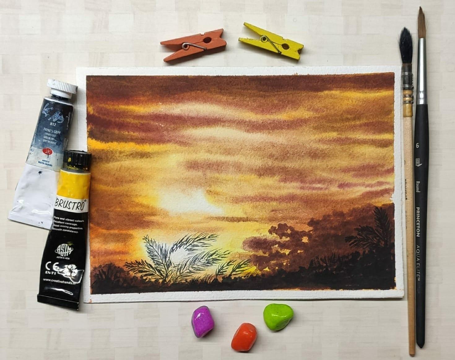 Magical Clouds & Skies with Geethu - image 24 - student project