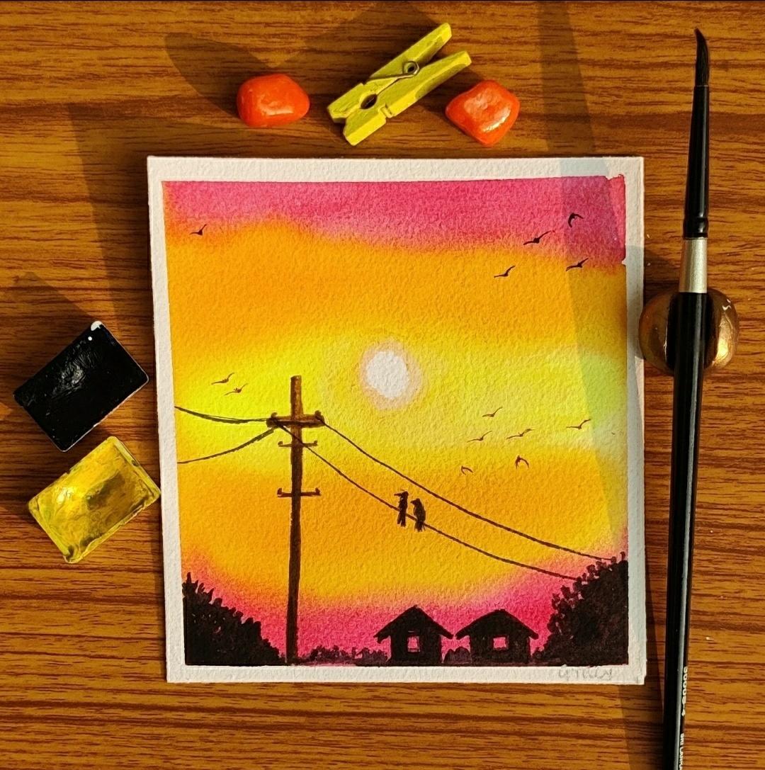 Vibrant Landscape with Panchami - image 2 - student project