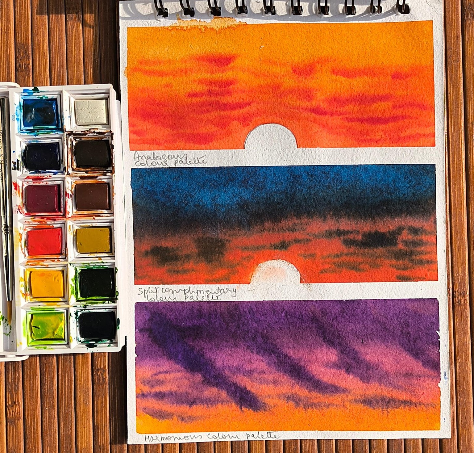 Painting Watercolour Skies with Nilam - image 9 - student project