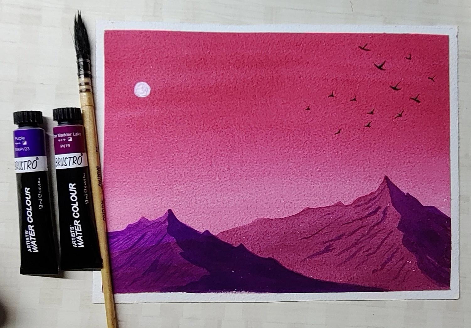 30 days landscape watercolor challenge - image 4 - student project