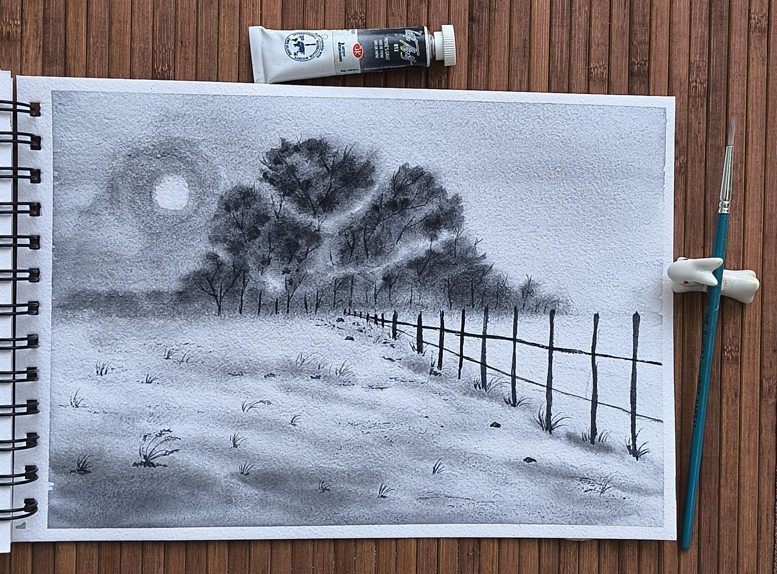 Winters Landscape with Raniya - image 3 - student project