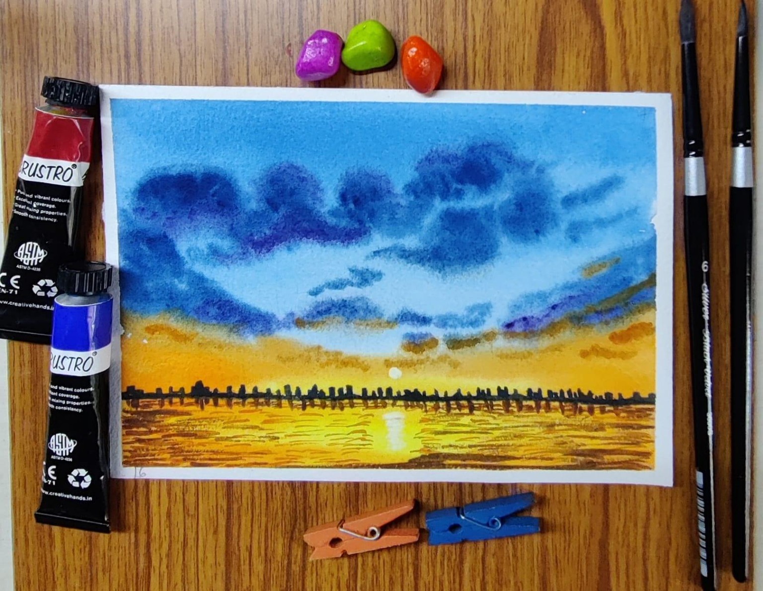 Magical Clouds & Skies with Geethu - image 14 - student project