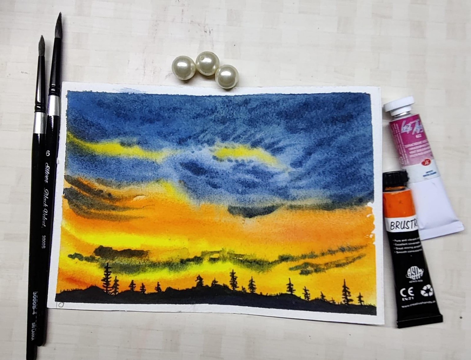 Magical Clouds & Skies with Geethu - image 23 - student project