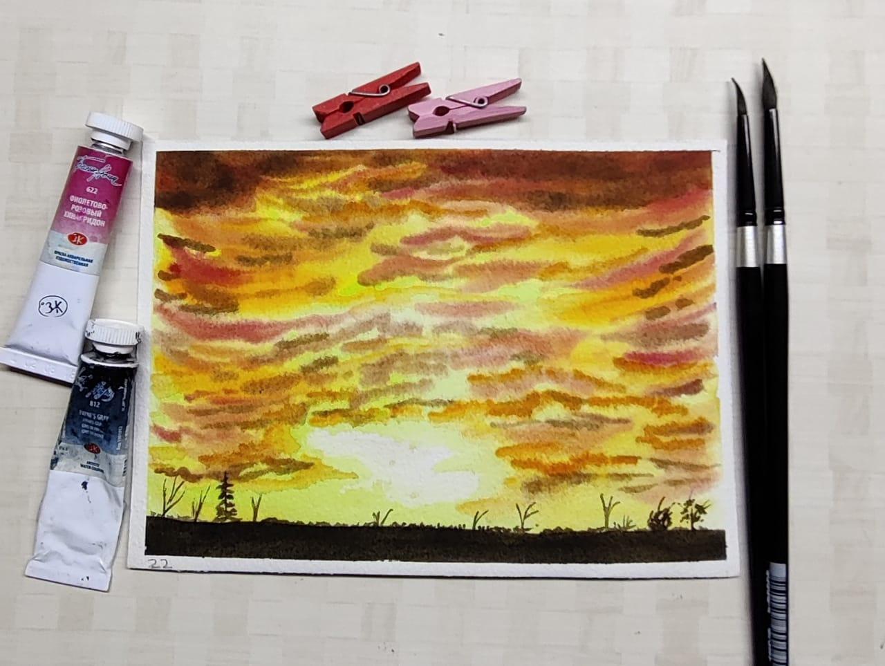 Magical Clouds & Skies with Geethu - image 10 - student project