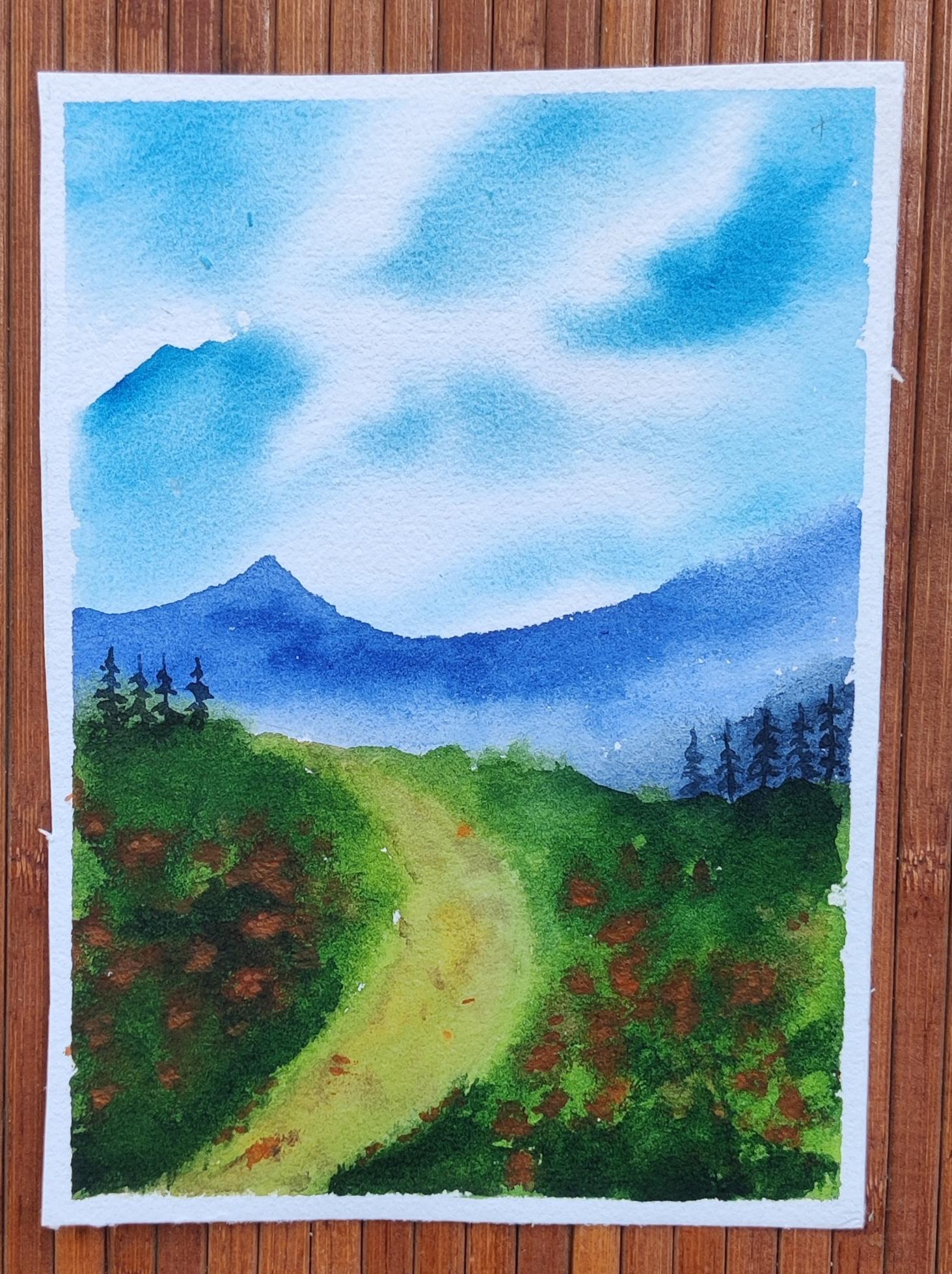 Landscapes under 10 mins with Z - image 1 - student project