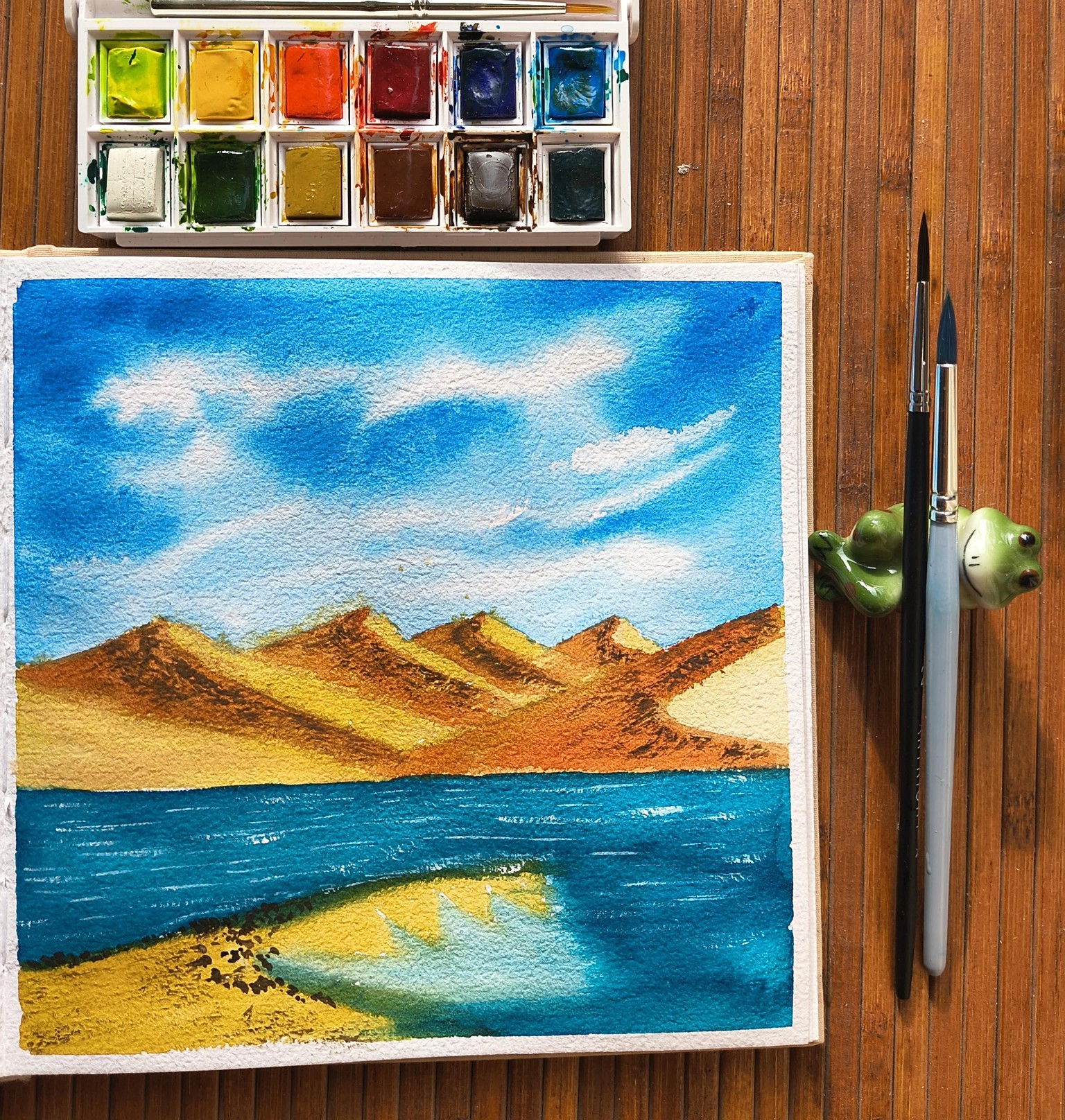 Expressive Watercolour Skies - image 10 - student project