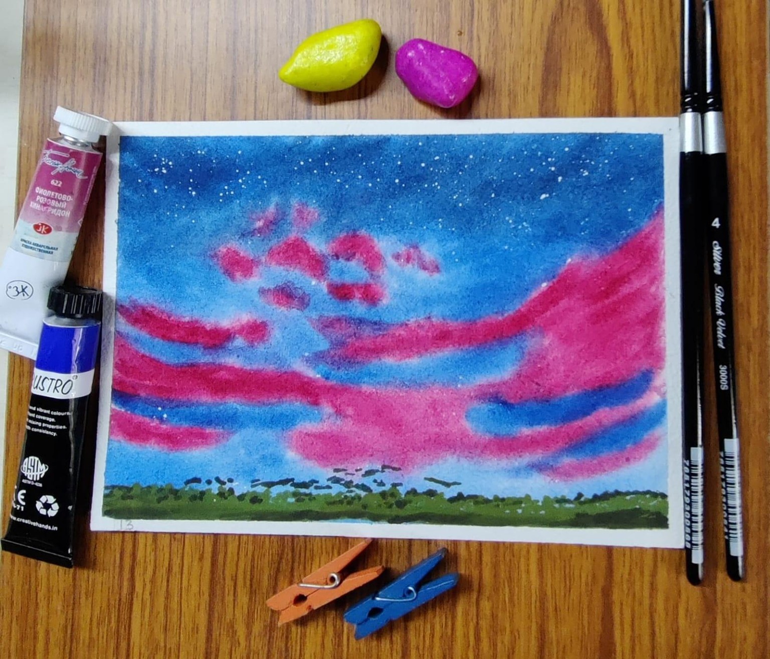 Magical Clouds & Skies with Geethu - image 17 - student project