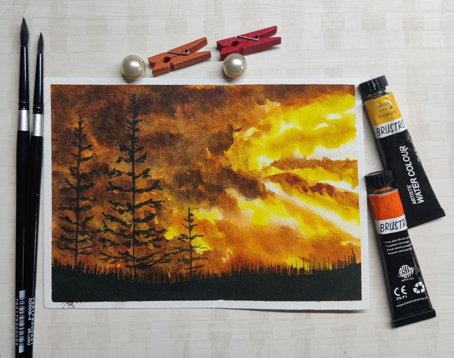 Magical Clouds & Skies with Geethu - image 4 - student project