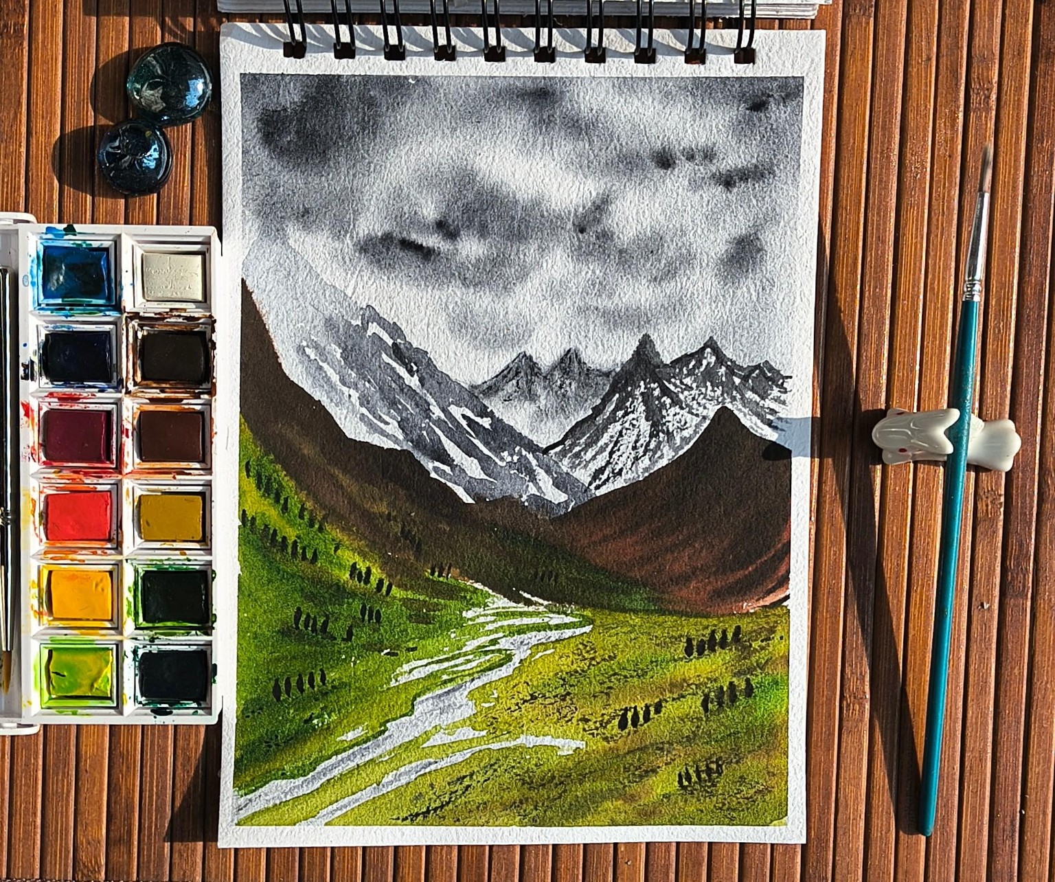 Stunning watercolour scenes - image 10 - student project