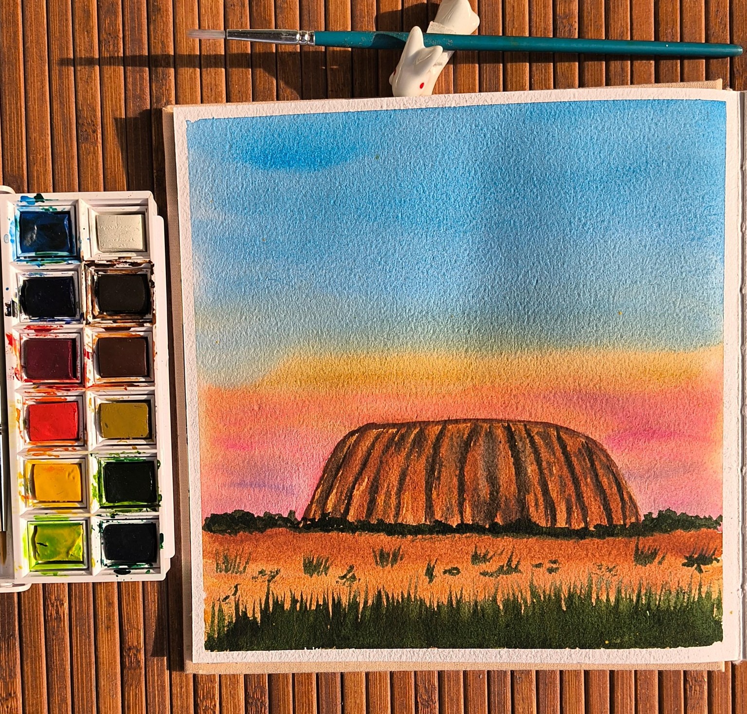 Painting Watercolour Skies with Nilam - image 11 - student project
