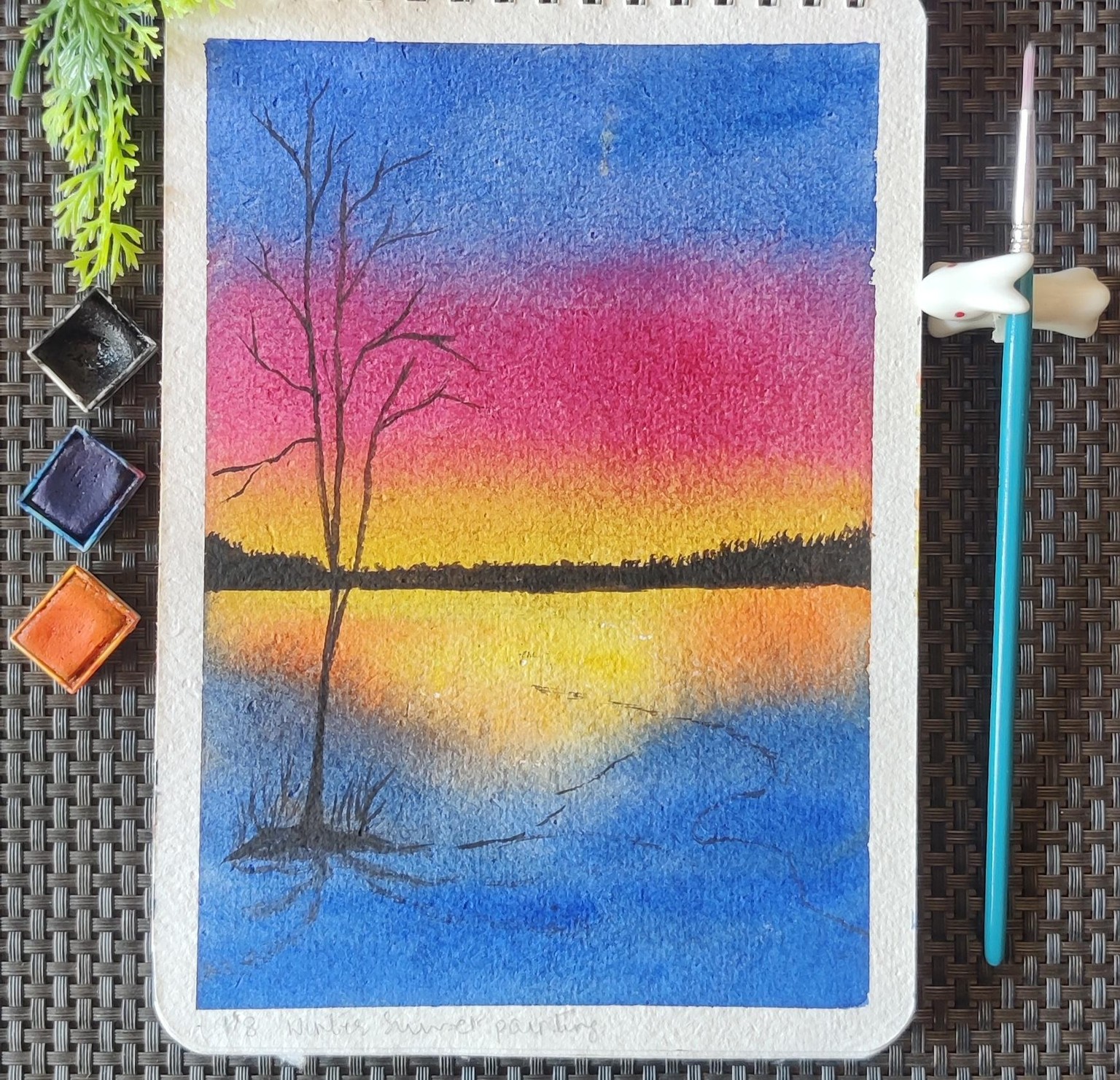 Winter Landscape with Geethu - image 3 - student project