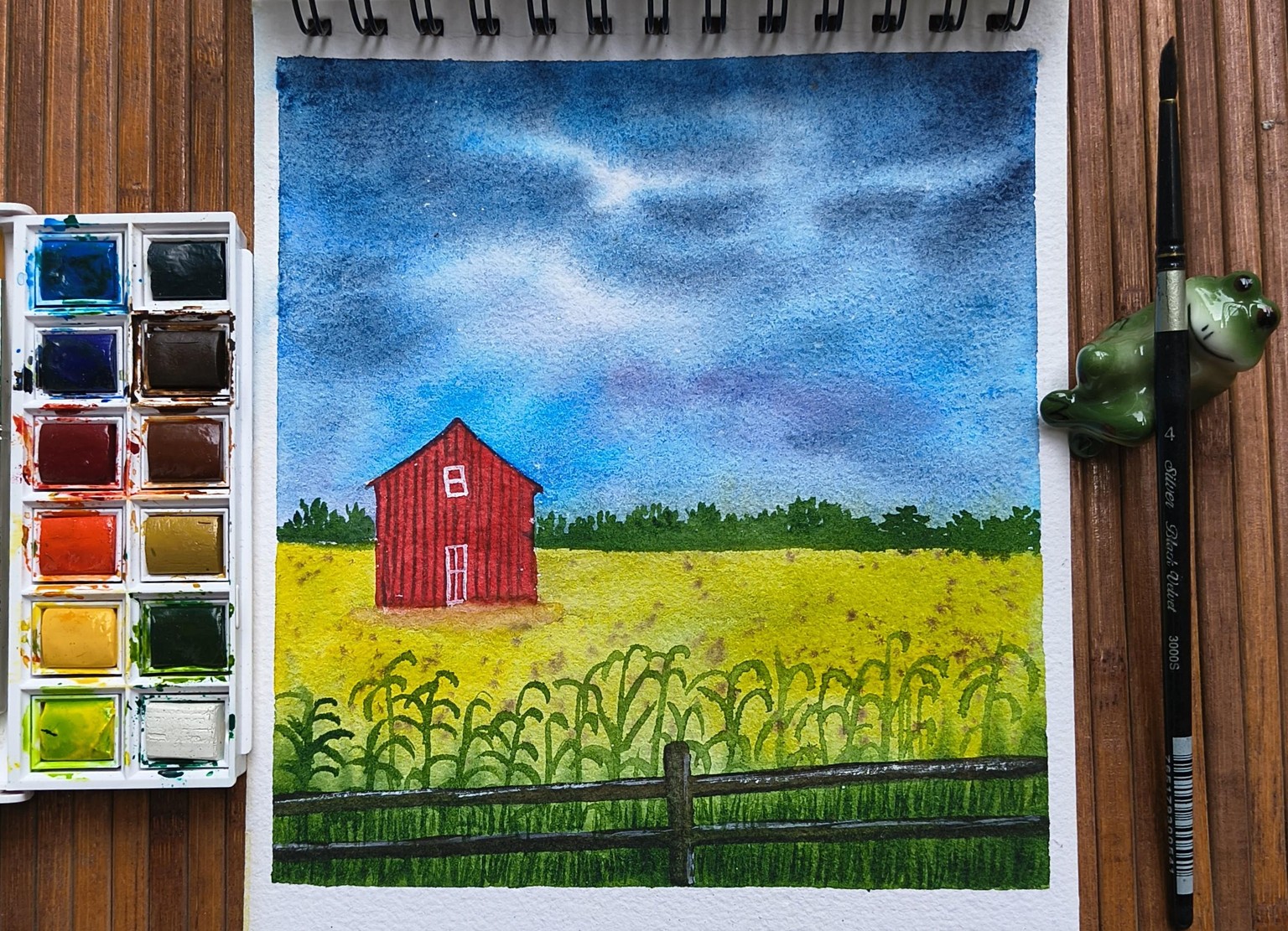 Expressive Watercolour Skies - image 9 - student project