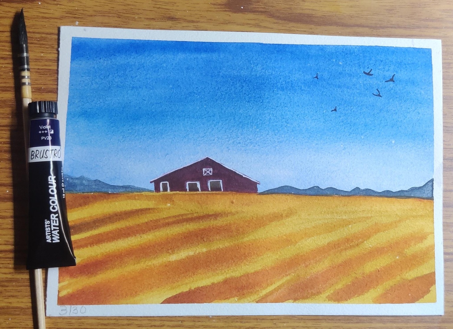 30 days landscape watercolor challenge - image 3 - student project