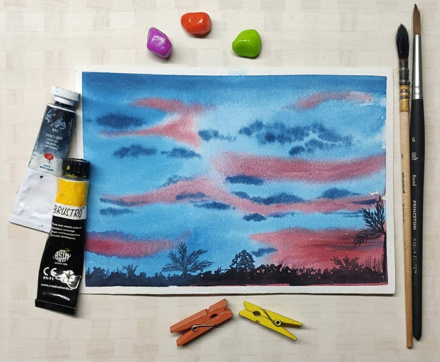 Magical Clouds & Skies with Geethu - image 25 - student project