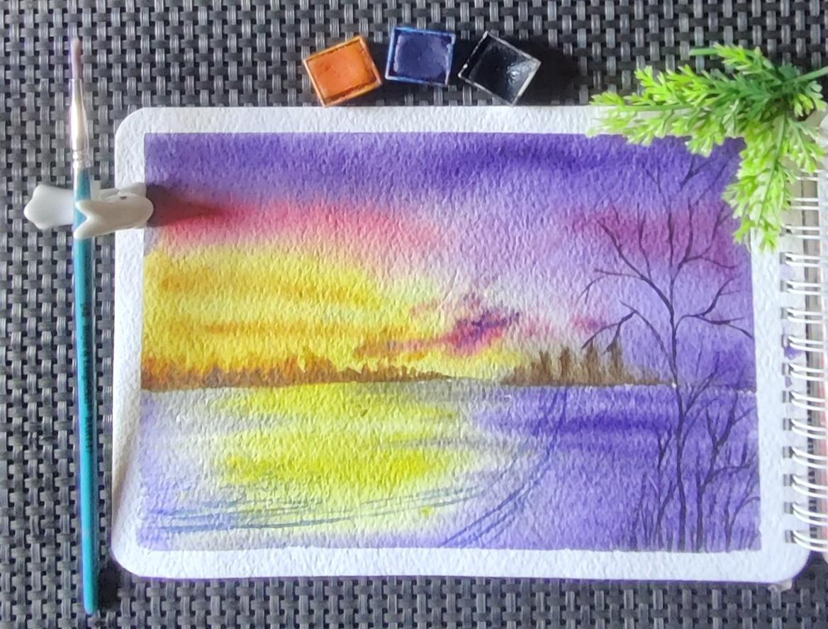 Winter Landscape with Geethu - image 1 - student project