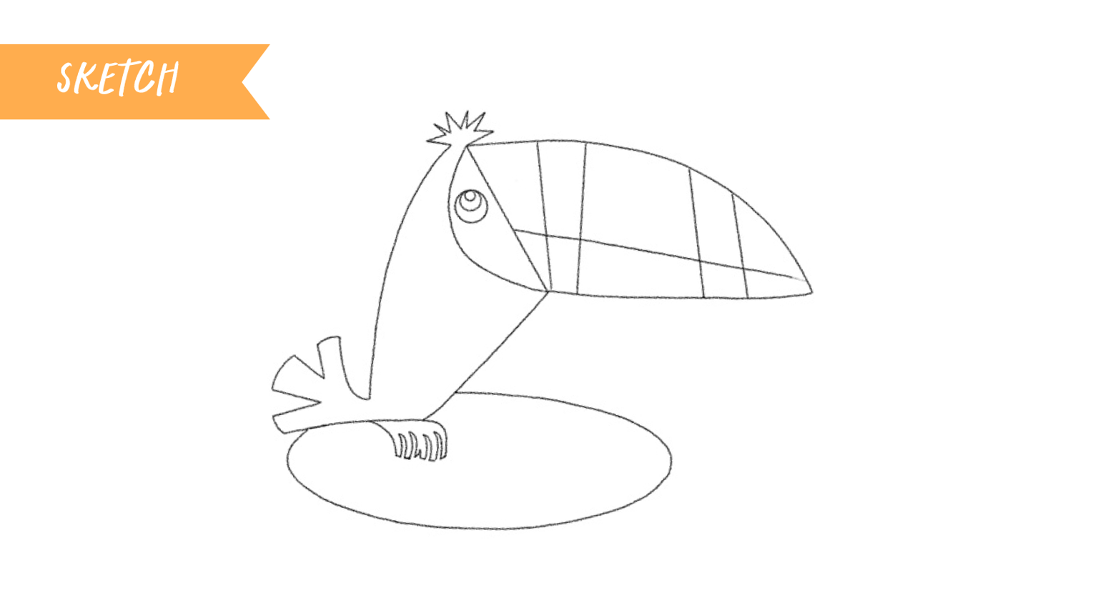 Toucan Sketch to IPad Drawing - image 1 - student project