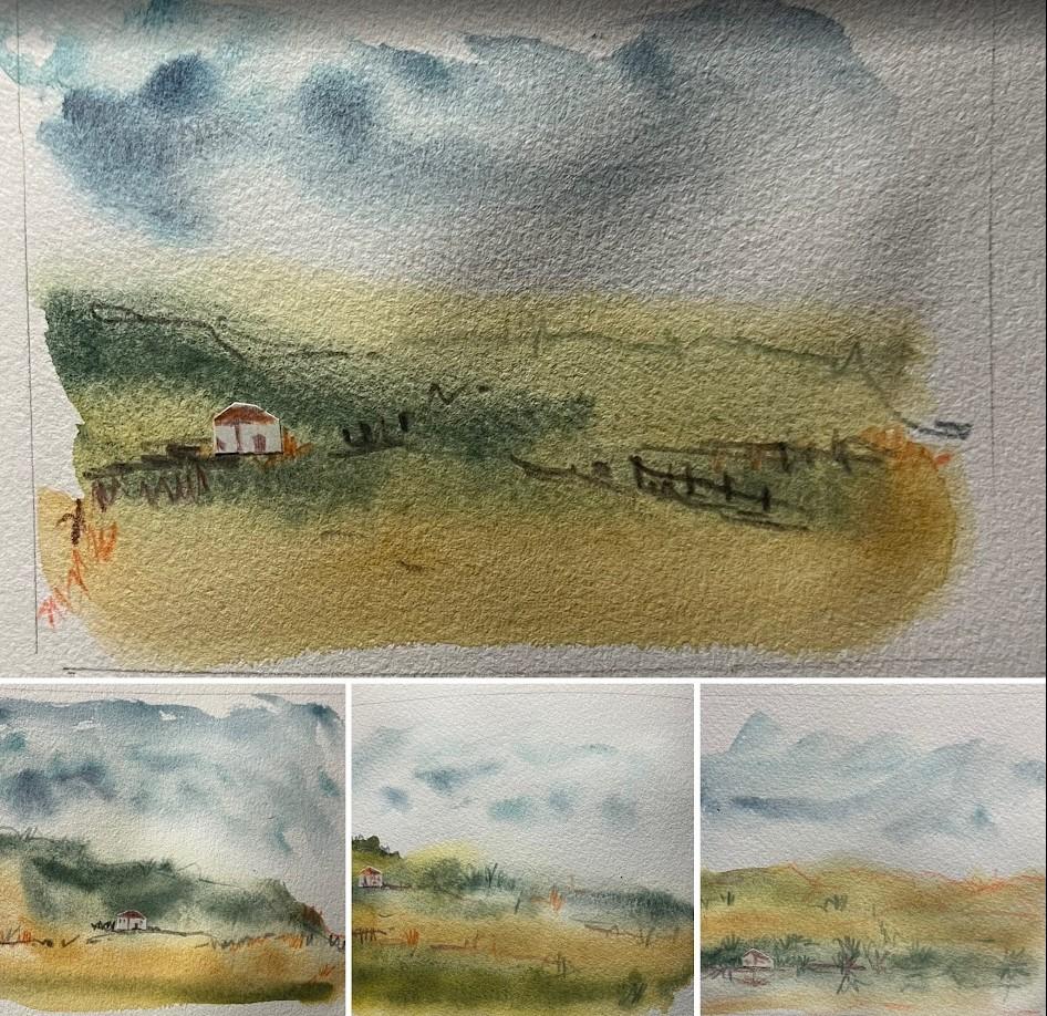 First attempt with loose landscape - image 6 - student project