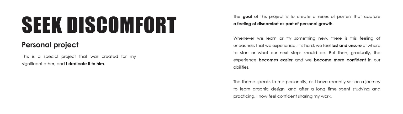 SEEK DISCOMFORT - image 2 - student project