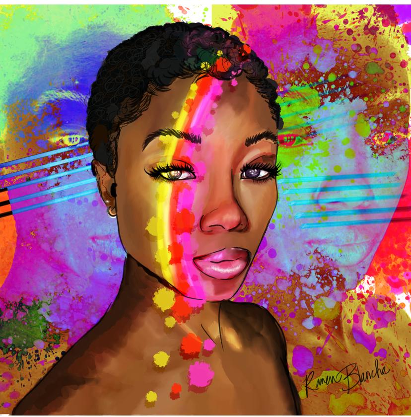 Comic style Portrait  @ravenblanchestudio - image 1 - student project