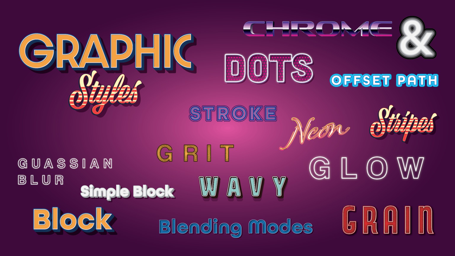 Customizable Text with Graphic Styles - image 4 - student project