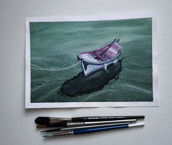 Sailing Beyond Basics - Painting Boats, Water & Reflections In Watercolor - image 1 - student project