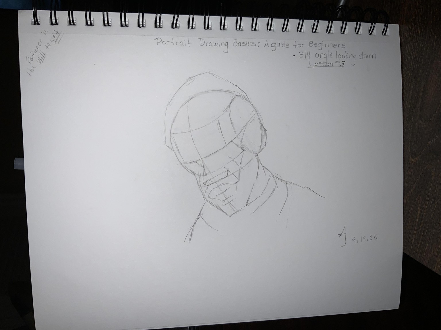 Portrait Drawing Basics-#2-6 - image 2 - student project