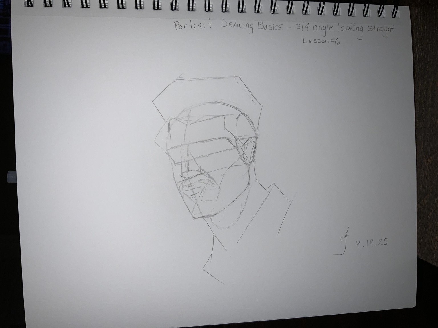 Portrait Drawing Basics-#2-6 - image 3 - student project