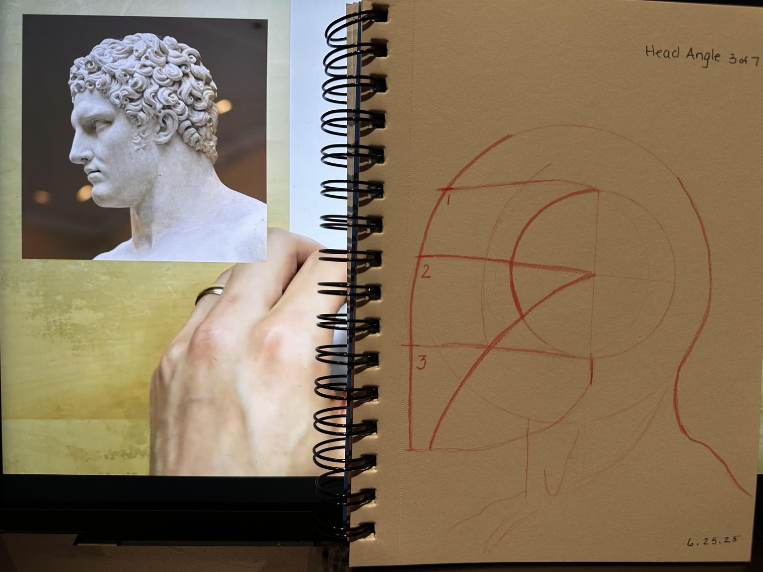 Loomis Heads 7 of 7 Following you - image 7 - student project