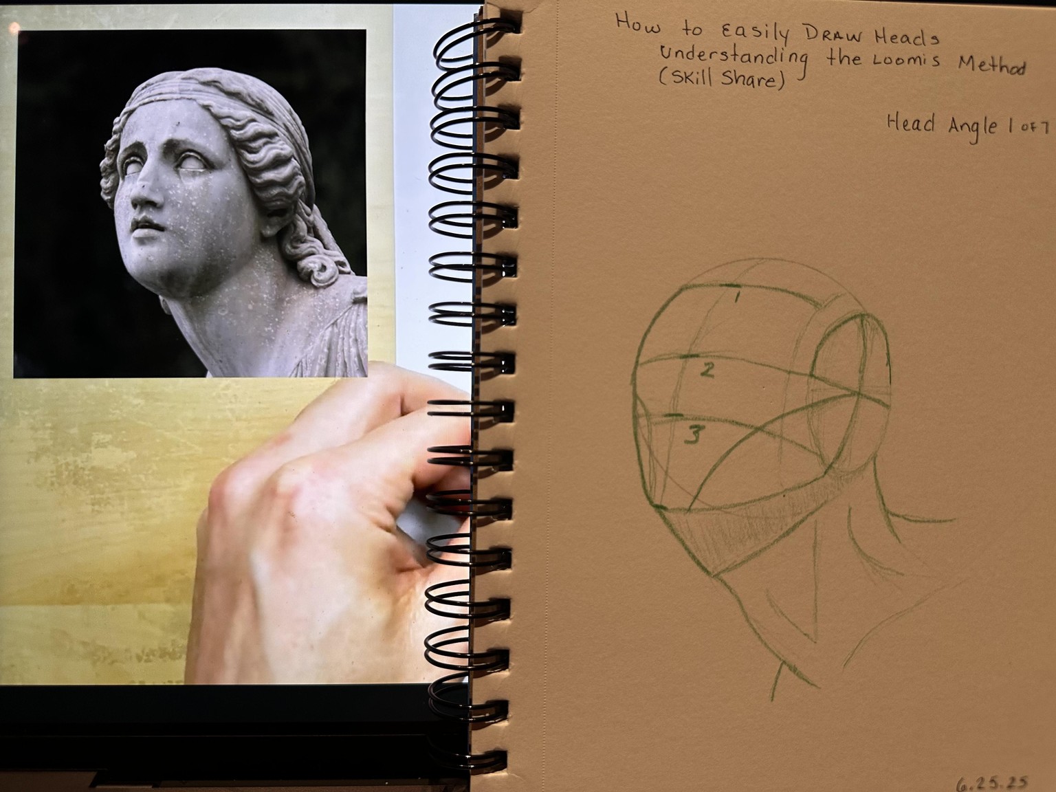 Loomis Heads 7 of 7 Following you - image 5 - student project