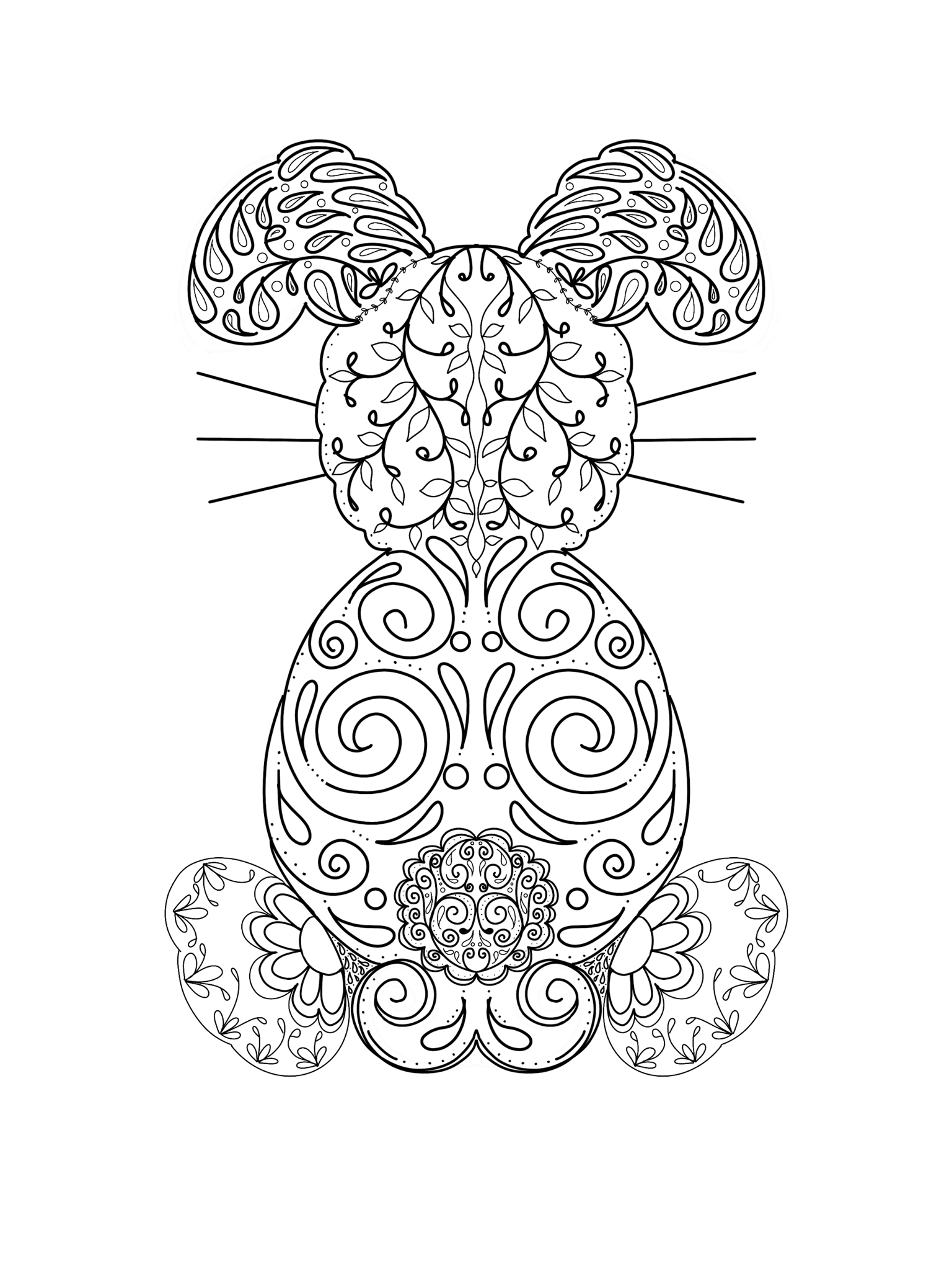 Owl and Bunny Doodles - image 2 - student project