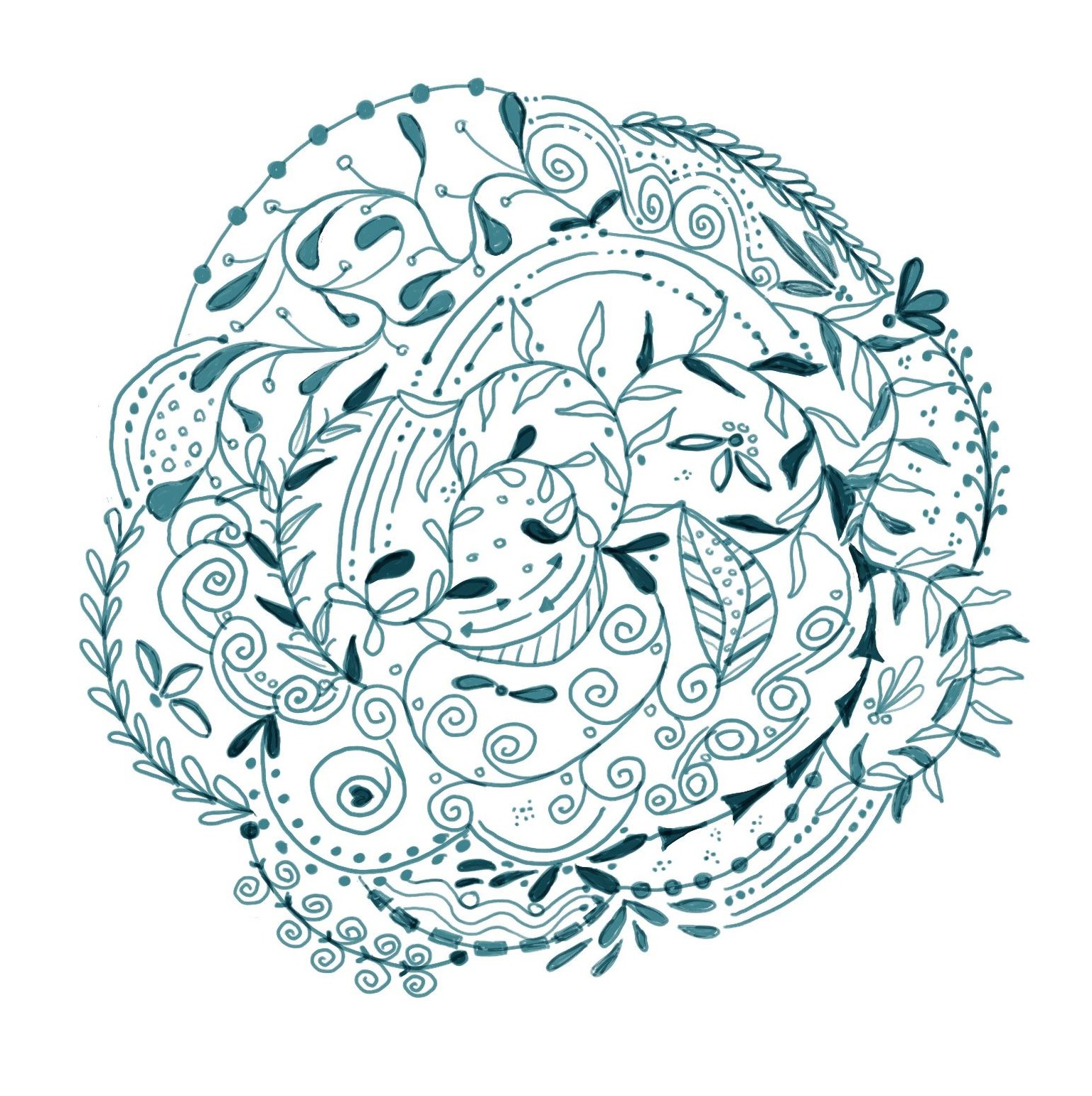 Oodles of Swirls Doodle - image 1 - student project