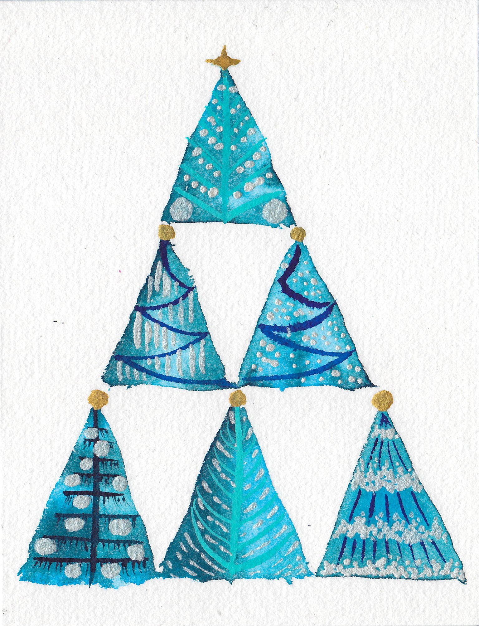 Weihnachtskarten - image 2 - student project