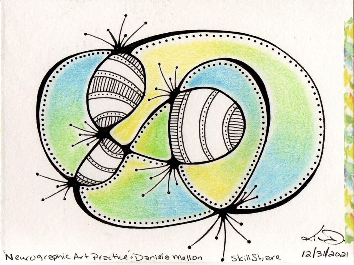 Neurographic Art Practice with Color - image 1 - student project
