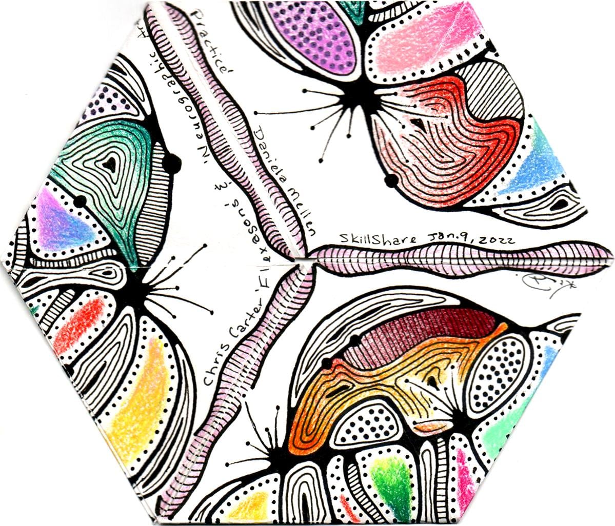 Neurographic Art Practice with Color - image 5 - student project