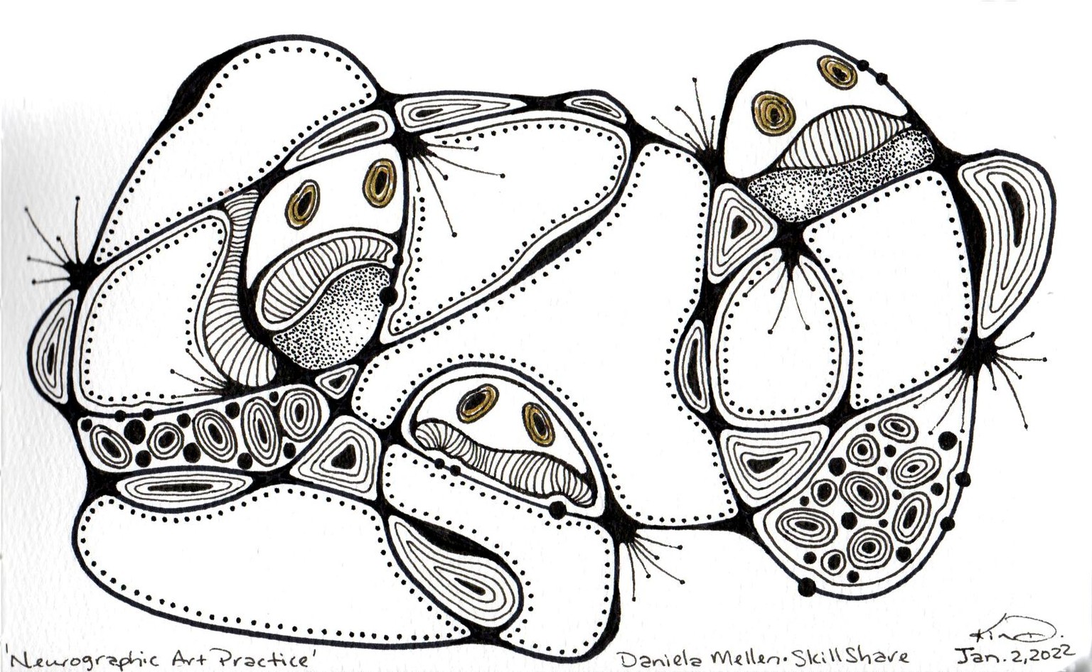 Neurographic Art Practice - image 3 - student project