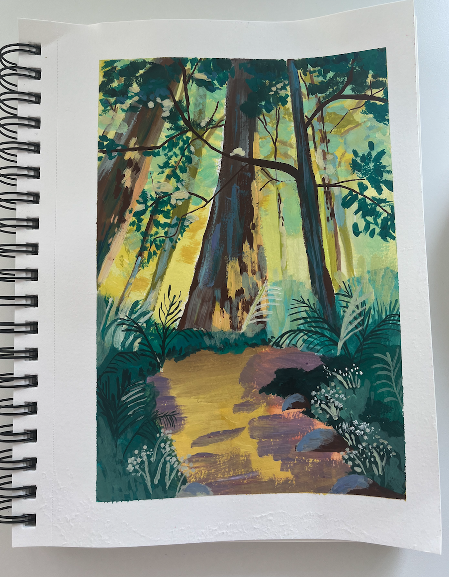 Sarah's Gouache Projects - image 1 - student project
