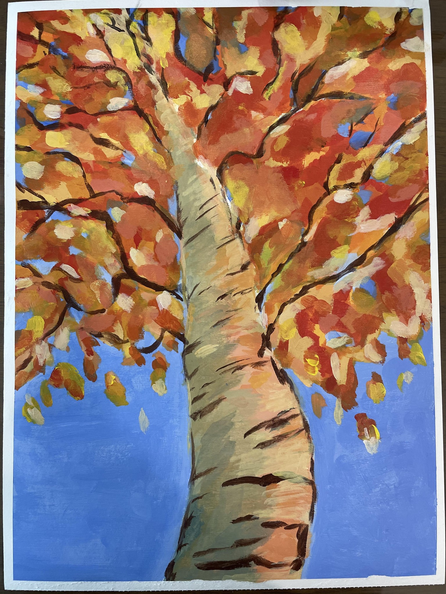 Autumn tree - image 1 - student project