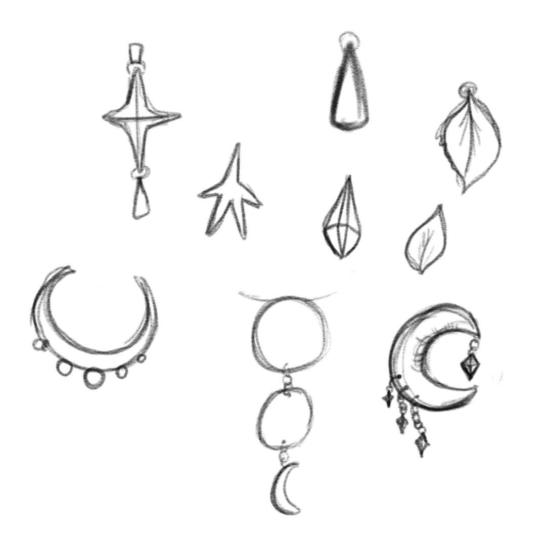 Creative journey with jewelry drawing - image 4 - student project